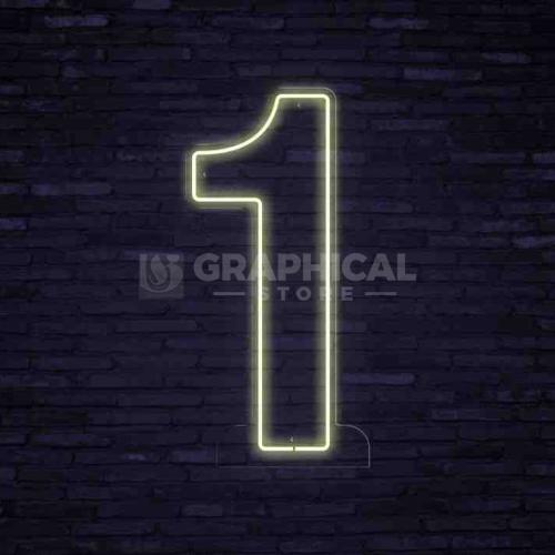 numero 1 neon flex